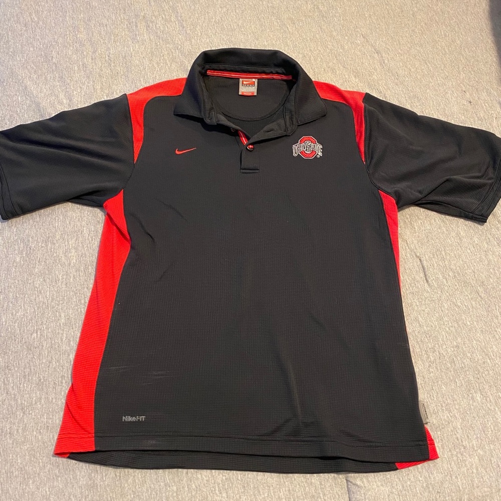 Nike Ohio State Polo - Authentic Team Apparel